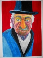 Portrait: man with a tophat    